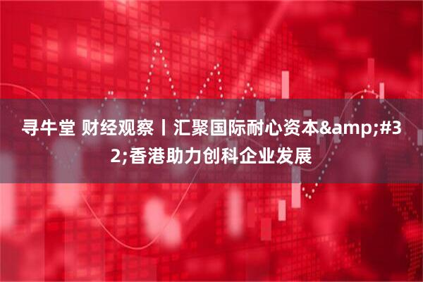 寻牛堂 财经观察丨汇聚国际耐心资本&#32;香港助力创科企业发展
