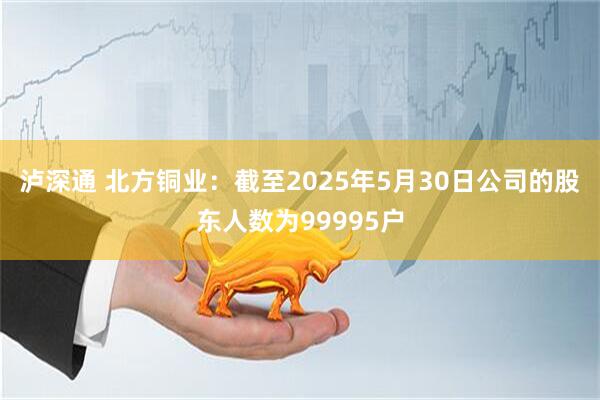 泸深通 北方铜业：截至2025年5月30日公司的股东人数为99995户