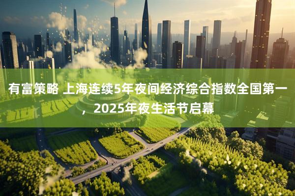 有富策略 上海连续5年夜间经济综合指数全国第一，2025年夜生活节启幕